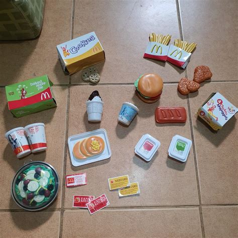 Mcdonalds Play Food Set Vintage Hobbies And Toys Toys And Games On Carousell