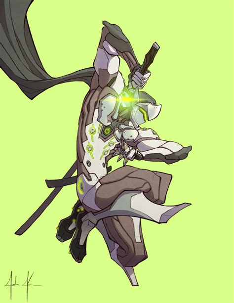 Here Have Some Late Night Genji Art Be A Legend Overwatch