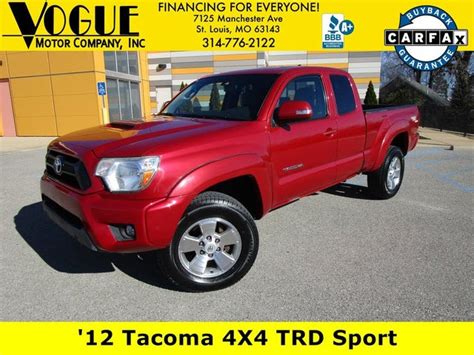 Used 2012 Toyota Tacoma For Sale In Washington Mo With Photos Cargurus
