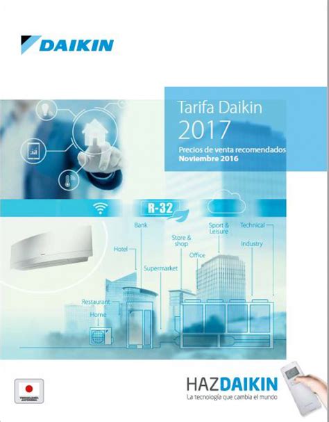 Tarifa Aire Acondicionado Daikin 2017 Noticias En El Sector De La