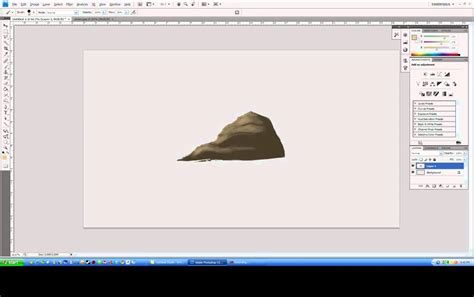 How To Draw A Rock Using Textures In Photoshop Concept Art