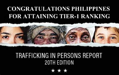 IACAT CFO Recognized As PH Retains Tier Anti Trafficking Global Ranking News And Events