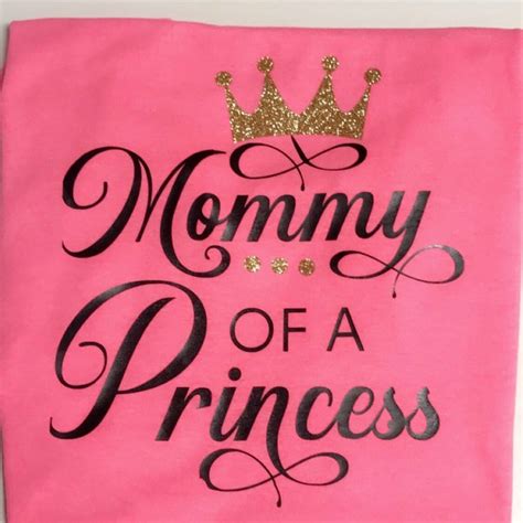 Mommy Of A Princess Svg Daughter Of A Queen Svg Wording With Etsy