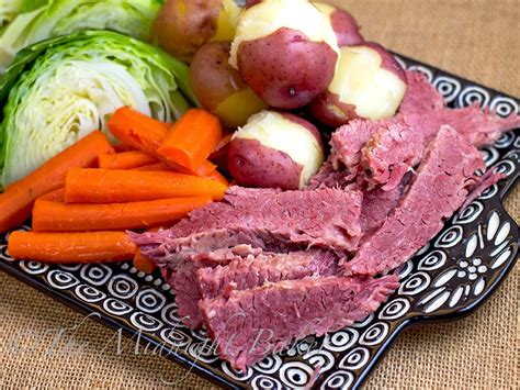 st patrick s day corned beef and cabbage the midnight baker