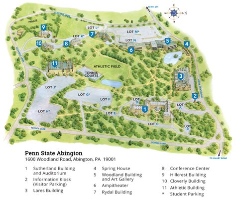 Campus Map Penn State Abington