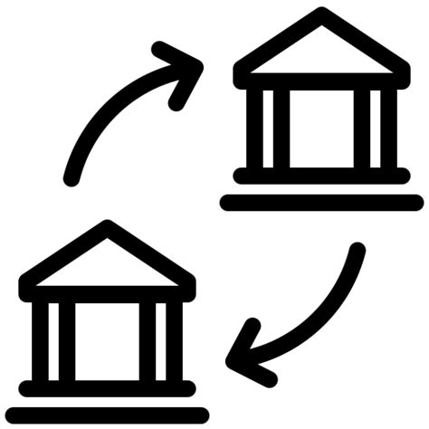 Bank Transfer Free Business Icons