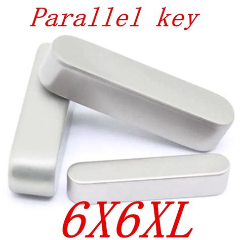 20pcs 66l 6mm Gb1096 Stainless Steel Dowel Drive Shaft Parallel Key