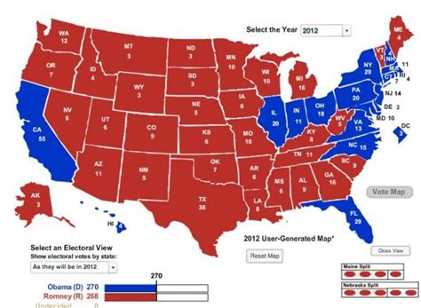Geographically Smallest Electoral College Map