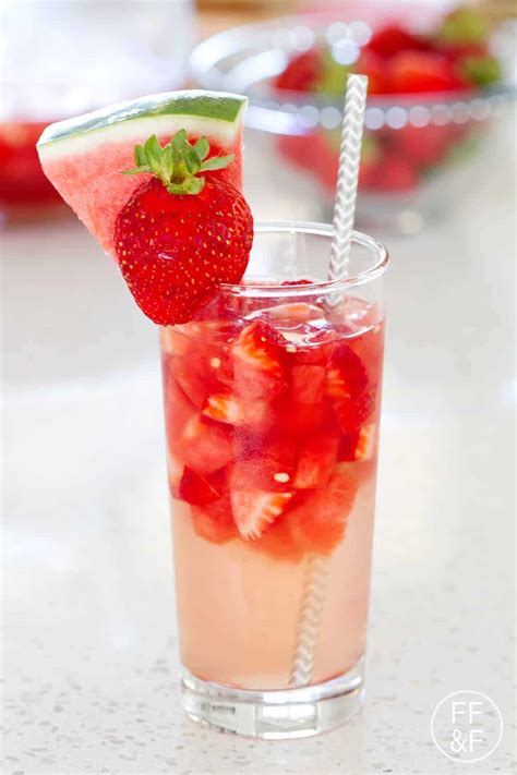 Watermelon Strawberry Sangria Bon Aippetit