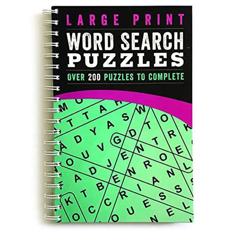 Large Print Word Search Puzzles Over 200 Puzzles For Adults To