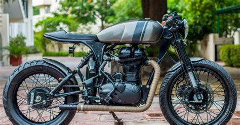 Gst has hit royal enfield quite hard. Royal Enfield Thunderbird cafe racer by Rajputana Customs