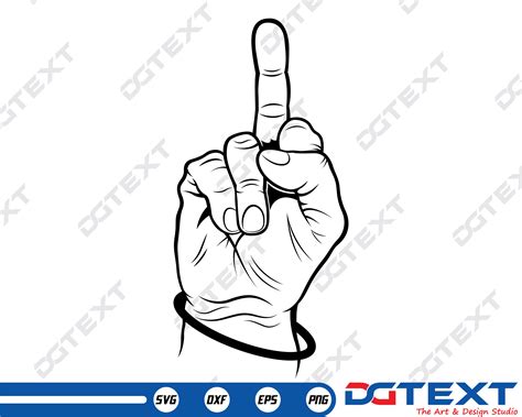 Middle Finger Svg Middle Fingers Svg Finger Svg Hand Svg Hands Etsy
