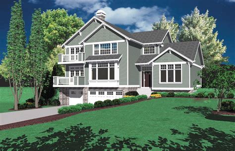 Hillside Home Plan 6953am Architectural Designs House Plans