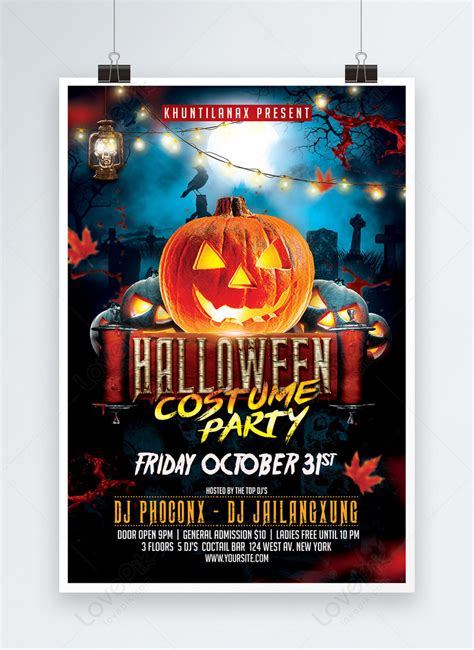 Halloween Costume Party Flyer Templates
