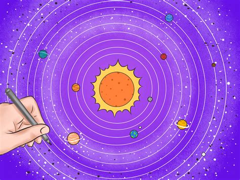 How To Draw The Solar System Wikihow