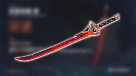 Genshin Impact This Is A Sword Weapon Ascension Materials Touch Tap
