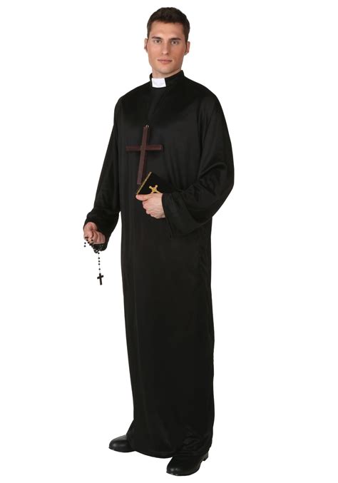 Plus Size Pious Priest Costume Religious Costumes