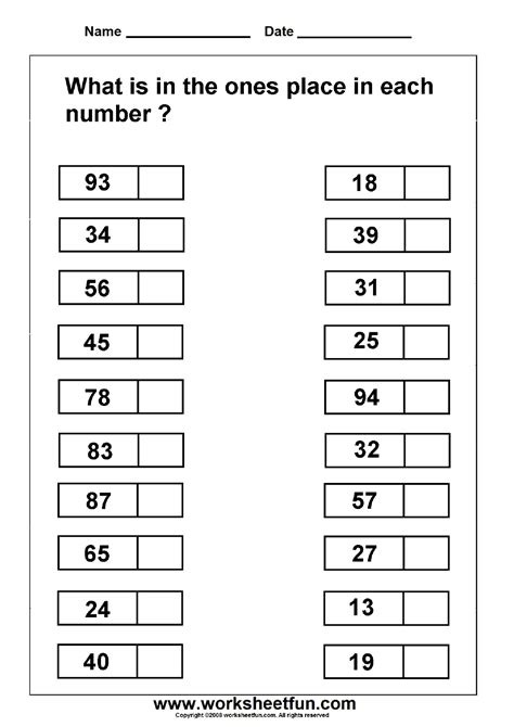 15 Fun Place Value Worksheets