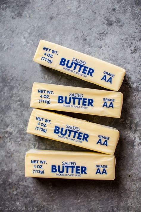 Salted Butter Vs Unsalted Butter In Baking Sallys Baking Addiction