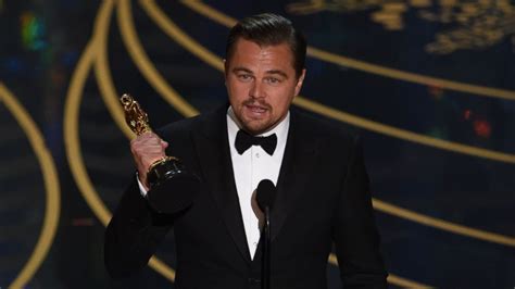 Leonardo Dicaprio Wins His First Oscar For The Revenant Abc News