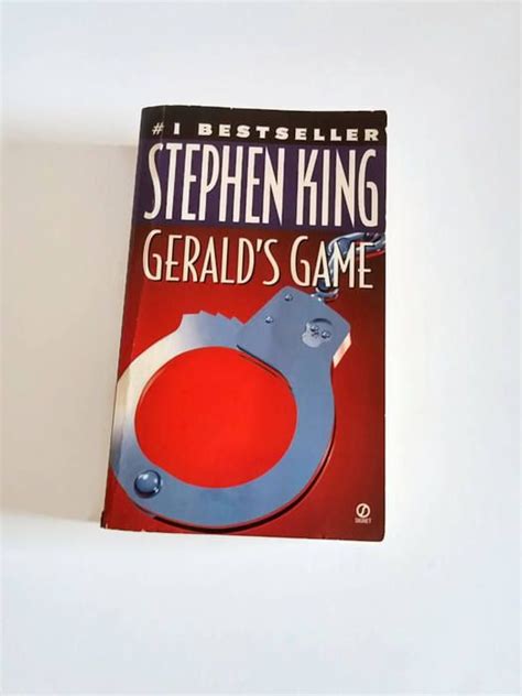 Geralds Game By Stephen King Paperback Horror Etsy Stephen King