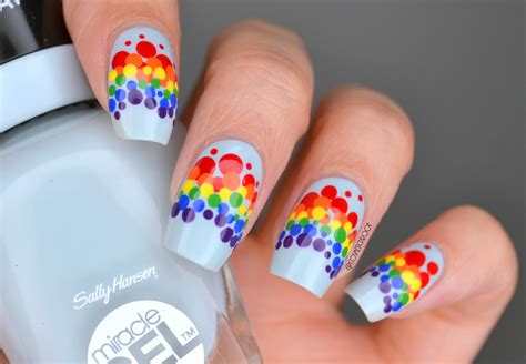 Nails Rainbows For Pride Manimonday Cosmetic Proof Vancouver