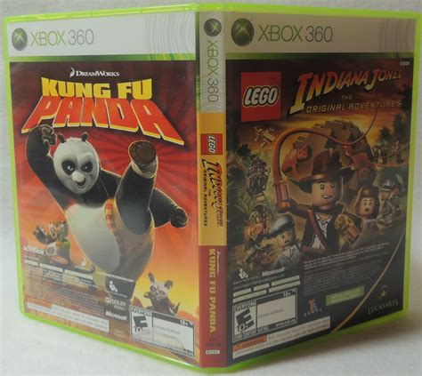 Lego Indiana Jones And Kung Fu Panda Dual Pack Xbox 360 Complete W