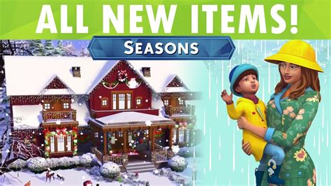 All Buybuild Items The Sims 4 Seasons Early Access Youtube