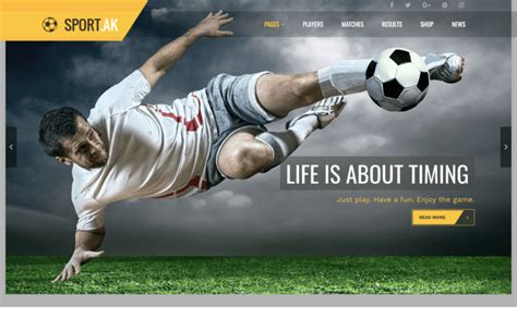 10 Impressive Html Sports Website Templates You Will Love