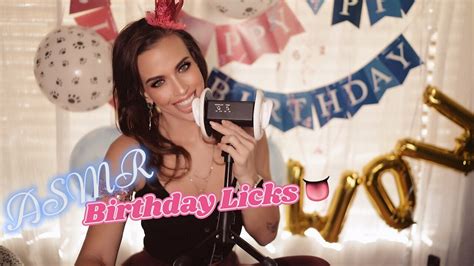 Asmr Gina Carla 🥳 Birthday Licks