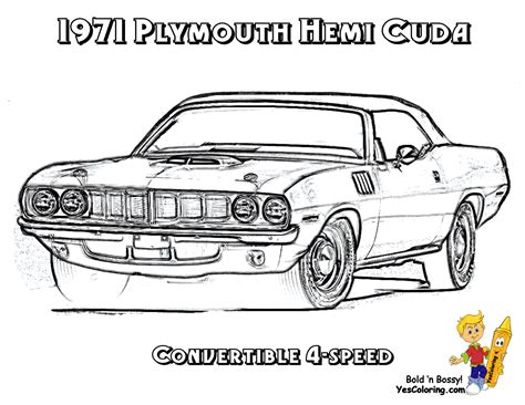 There are 230 muscle car coloring for sale on etsy, and they cost $6.68 on average. Brawny Muscle Car Coloring Pages | American Muscle Cars | Free
