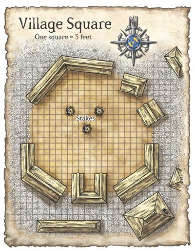 Village Square Dndmaps Fantasy City Map Dnd World Map Dungeon Maps Images
