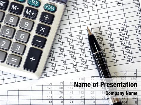 Accounting Financial Bank Powerpoint Template Accounting Financial