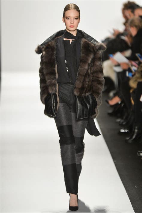 Dennis Basso Fall 2015 Ready To Wear Fashion Show Feather Fashion Fur Fashion Fashion Show