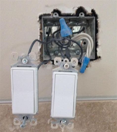 Wire A Double Switch For Bathroom Fan Controlling A Fanlight Combo