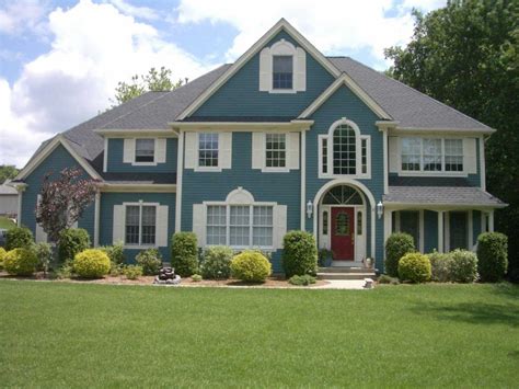 Blue Grey Exterior House Colors | Behr Paint Exterior Colors ... | Exterior paint colors for ...
