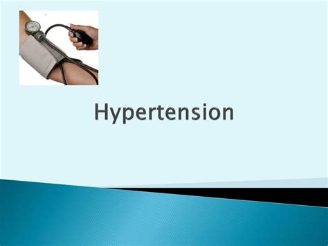 Ppt Hypertension Powerpoint Presentation Free Download Id2133487