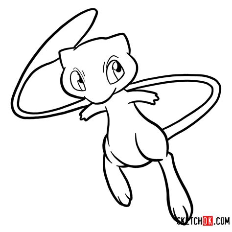 How To Draw Mew Pokemon Step By Step