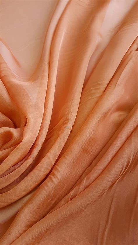 Nude Bronz Voal Chiffon Material Textil La Metru Evelin Textile