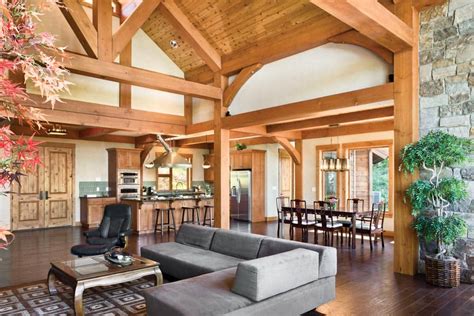 Great Room Photo Gallery Log Homes Timber Homes