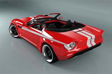 Designer Revives Ford Thunderbird With Hardtop Roadster Concept Carscoops