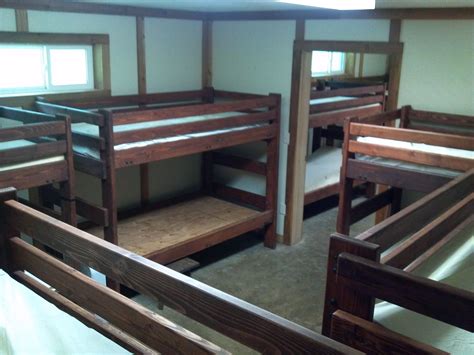 Camp Bunk Beds All Ready And Clean New Mattresses Installed And The