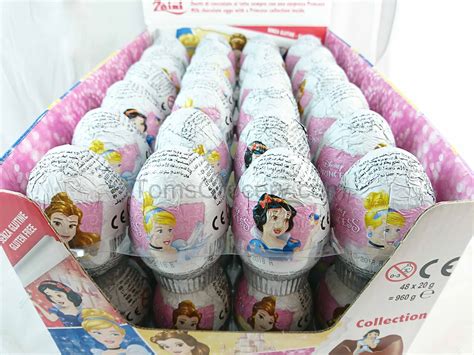 10 Eggs Disney Princess Girls Chocolate Surprise Easter Eggs With Toy