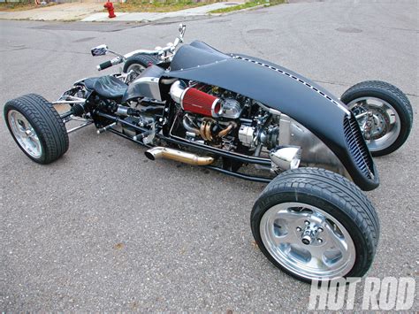 Hot Rod Quad The Brimstone Quadracycle Is Powered By A 300 750hp