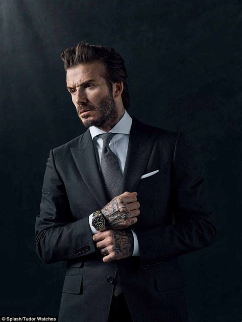 David Beckham Smoulders In New Watch Campaign Photography Poses For