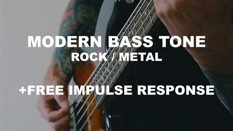 Modern Rockmetal Bass Tone Line6 Helixhx Stomp Tutorial Free