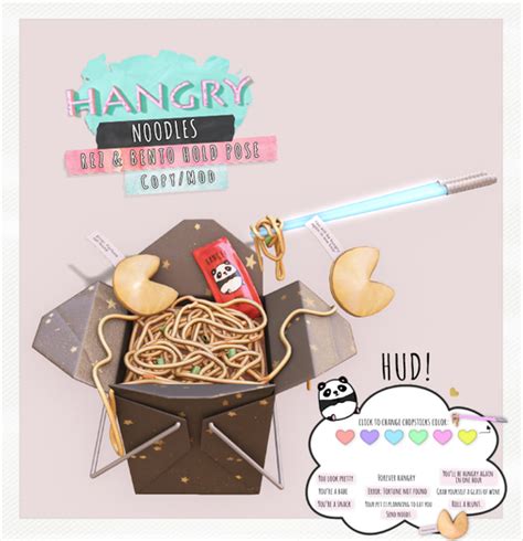 Second Life Marketplace Hangry Noodles Stars