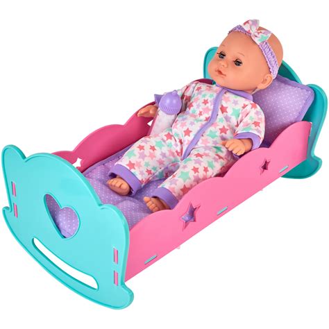 My Sweet Love 12 Baby Doll And Rocking Crib With Sound Designed For