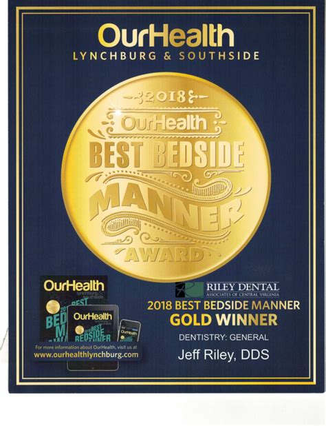 Lynchburg Va Dentist Bedside Manner Award