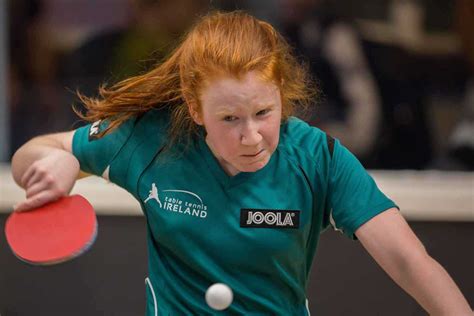 Sophie Earley Climbs The World Rankings Table Tennis Ireland